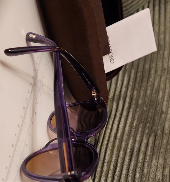 Tom Ford Purple Sunglasses Chic Accessories